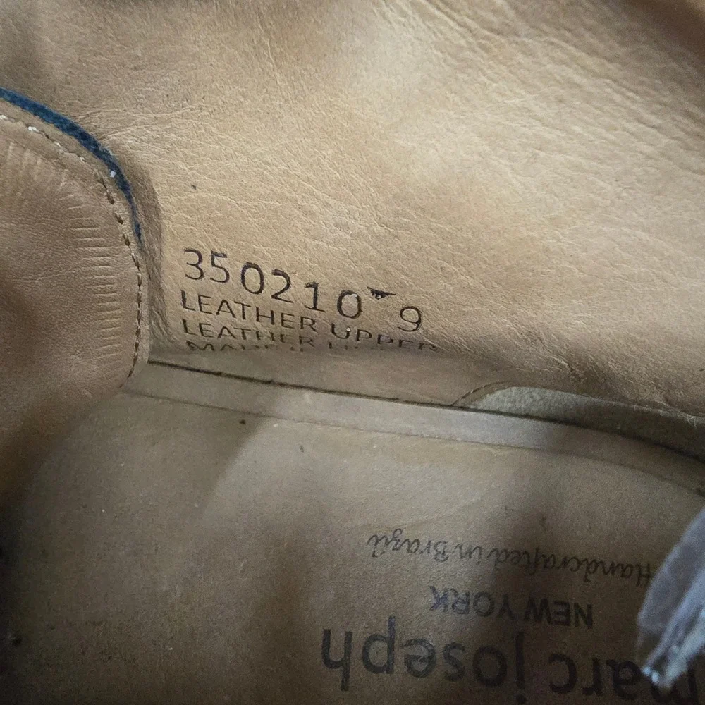 Marc Joseph New York Mens Black Leather Chukka Boots Handcrafted in Brazil‎